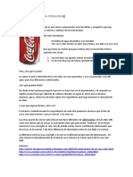 Experimento Cocacola