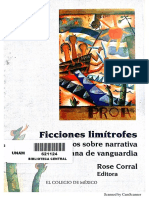 Rose Corral - Ficciones Limítrofes: Seis Estudios Sobre Narrativa Hispanoamericana de Vanguardia