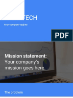 Pitch Deck Template For Startups