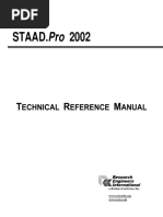 STAAD.Pro Structural Analysis Manual | PDF | Structural Analysis | Truss