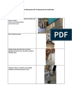 Práctica de Laboratorio - Formaciones de Moléculas