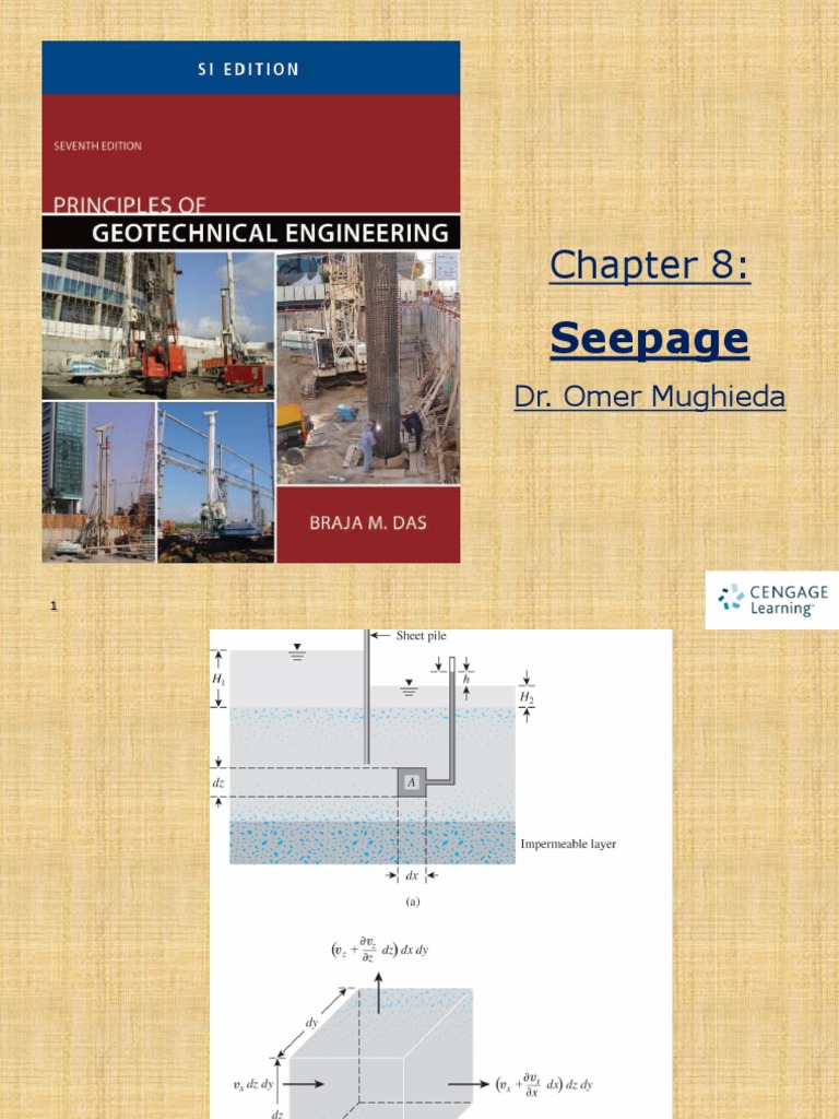 Ch 8 Seepage Pdf Soil Mechanics Soft Matter