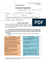 Evaluación Diagnóstica Comunicacion