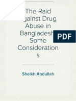 The Raid against Drug Abuse in Bangladesh