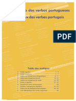 Conjugação Dos Verbos Portugueses Tableaux Des Verbes Portugais