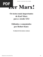 Robert Kurz - Ler Marx! (Índice; Prefácio; Introdução)