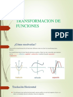 Transformacion de Funciones