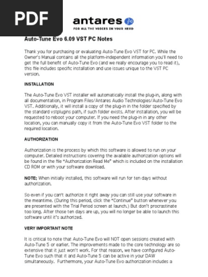 MAnual Del Autotune | PDF | Online And Offline | Computer File