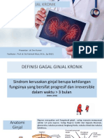 Gagal Ginjal Kronik: Presentan: Dr. Dwi Yuniari Fasilitator: Prof. Dr. Siti Fatimah Muis, M.SC., SP - GK (K)