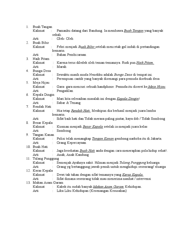 Buah Tangan Ungkapan
