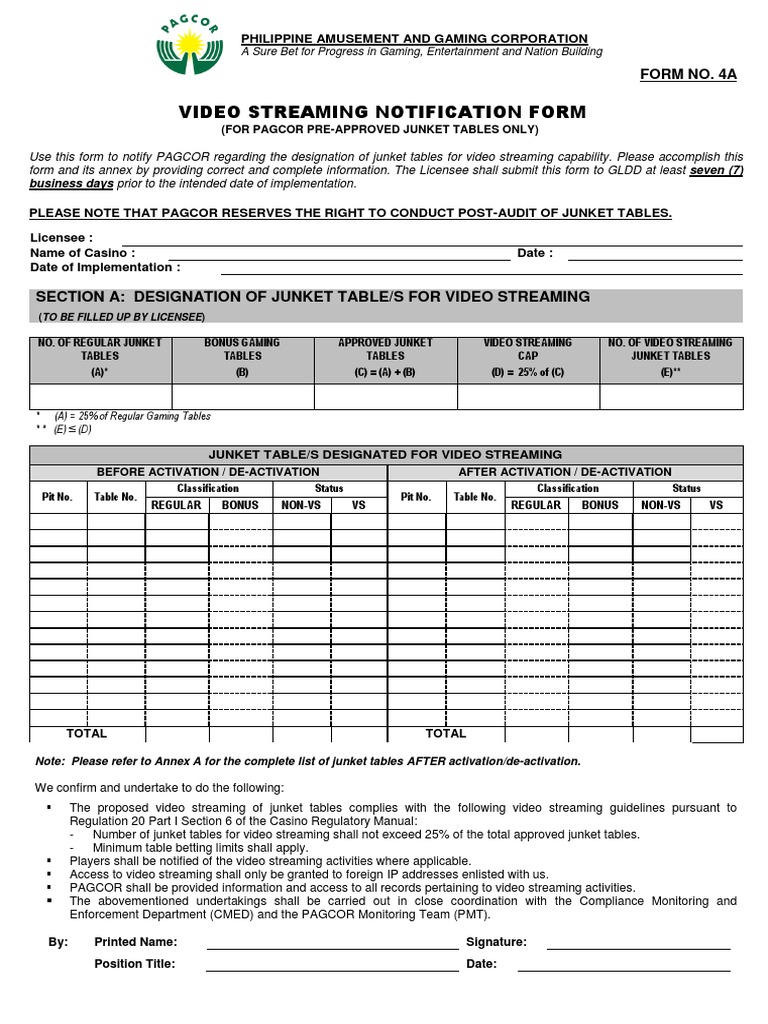 Video Streaming Notification for Junket Tables | PDF | Justice | Crime ...