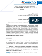 Protocolo de hidroterapia para osteoartrite de joelho