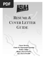 Resume & Cover Letter Guide