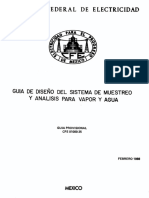 CFE 01000-35 Guia de Diseño Sistema Muestreo PDF