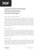 (Google Interview Prep Guide) SWE - UGrad PDF