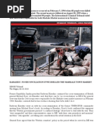 General Michael Rose 'Serbs Responsible For Markale Market Shelling'