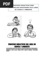 Procesos Didacticos Del Area de Ciencia y Ambiente