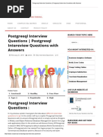 Postgresql Interview Questions - Postgresql Intereview Questions With Answers