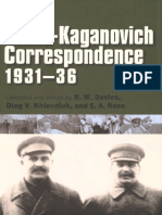 The Stalin Kaganovich Correspondence 1931 36 Annals of Communism Series PDF