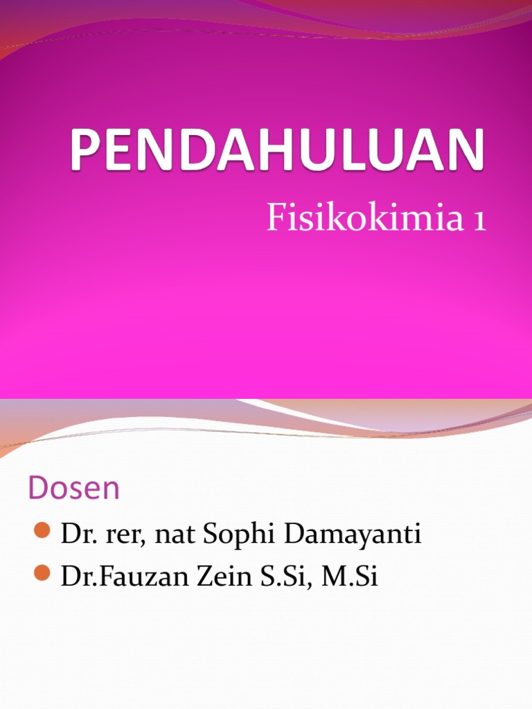 Analisis Fisikokimia dalam Farmasi | PDF