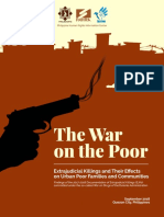 The War On The Poor: Extrajudicial Killings and Their Effects On The Urban Poor Families and Communities