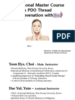 International Master Course on PDO Thread for Rejuvenation