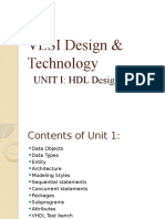 Unit I HDL Design