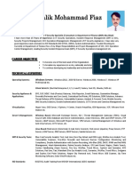 InfoSec CV Mohammad Fiaz PDF