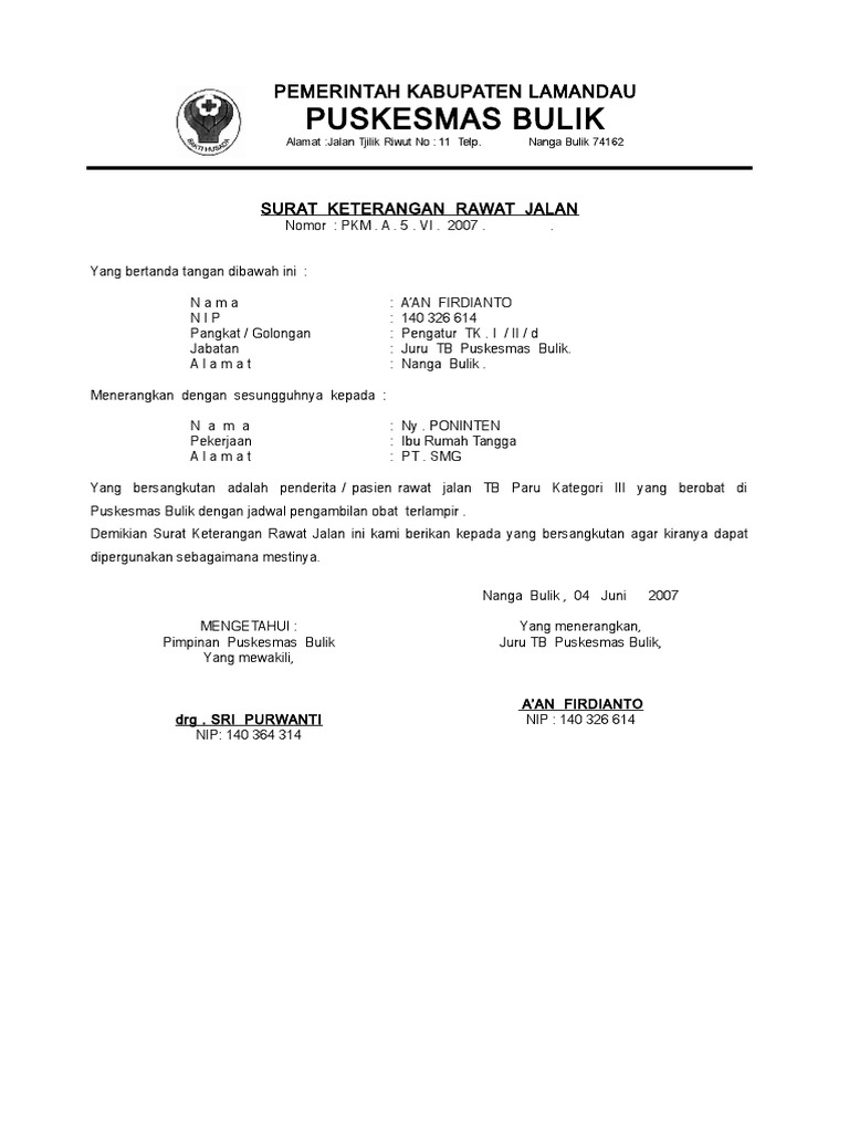 Keterangan Kematian