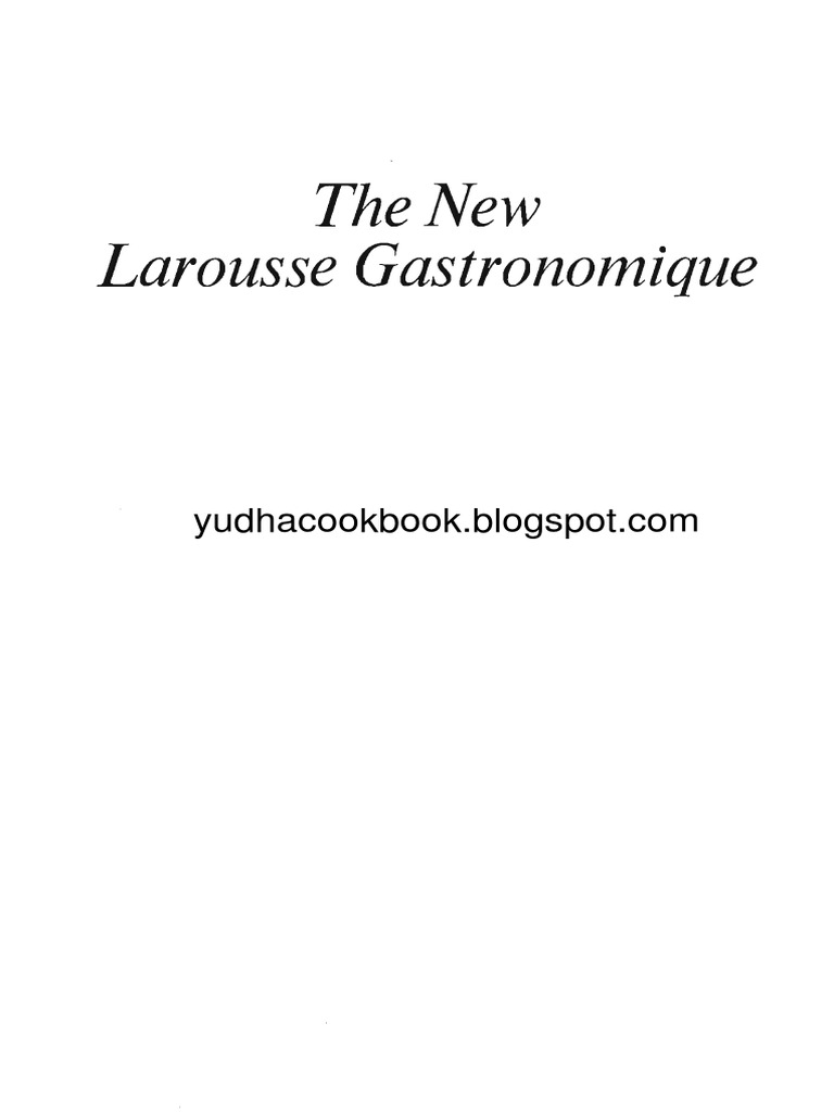 The New Larousse Gastronomique Pdf Pint Teaspoon