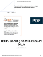 IELTS Essay Band 9 Sample Answers - IELTS Podcast