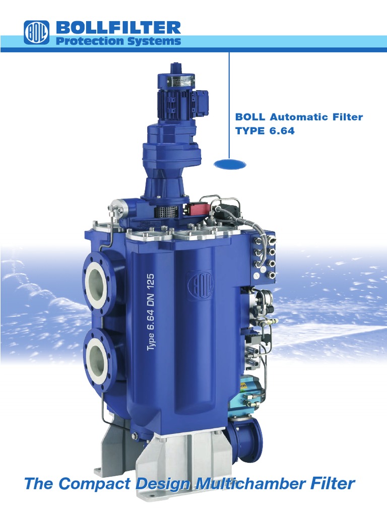 BOLL Automatic Filter TYPE 6.64 Overview | PDF | Filtration | Valve