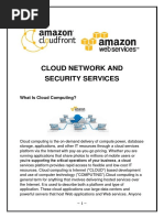 Cloud Network and Security Services: What Is Cloud Computing?