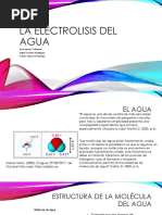 La Electrolisis Del Agua