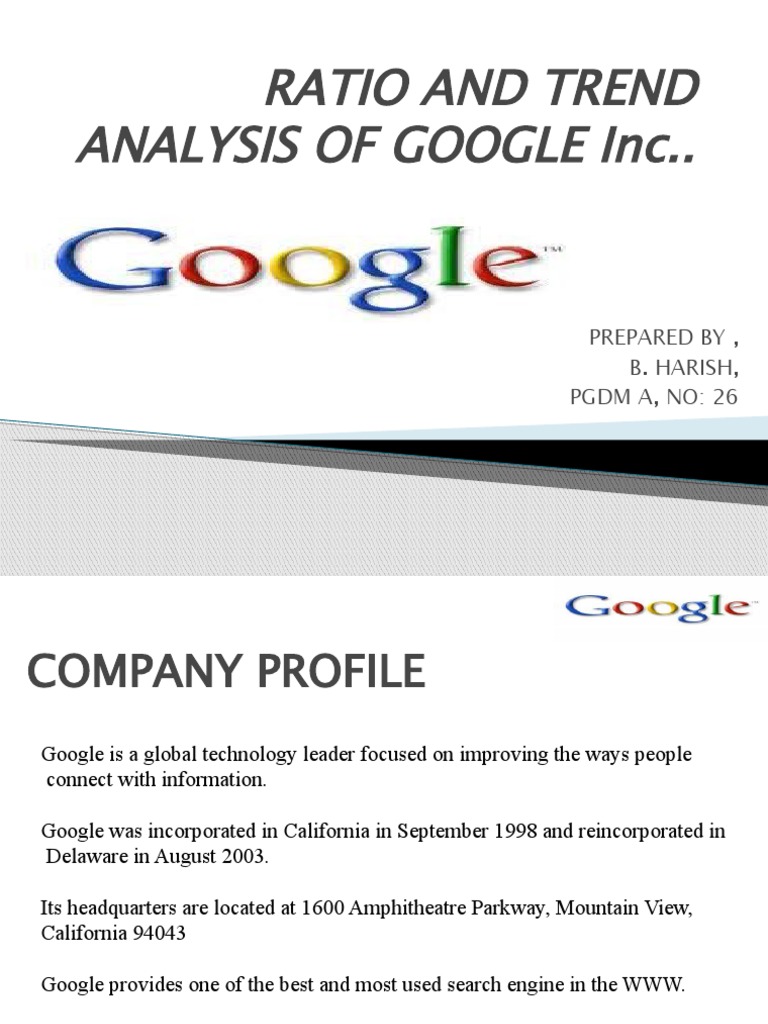 Google Financial Analysis Report | PDF