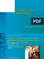 Evaluacion Clinico Respiratorio