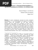 Radcliffe-Brown e o Estrutural-funcionalismo a questão da mudança na estrutura e no sistema social.pdf