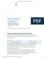 Carta de Fiança para Cargo de Confiança - Modelos de Carta