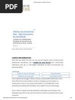 Carta Informativa - Modelos de Carta