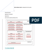 1) Linux Kernel: Android Architecture