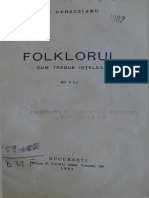 1909 DENSUSIANU Folklorul PDF