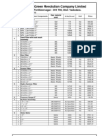 2.0 Price List & Annexure A To F