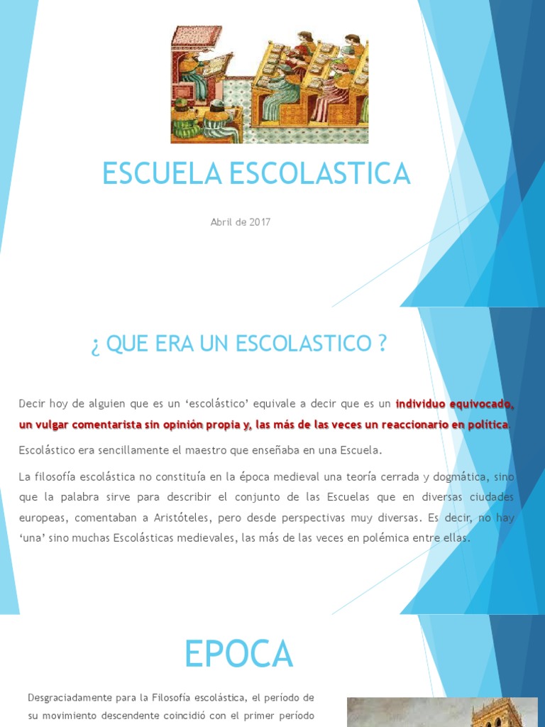 Escuela Escolasticas | PDF | Tomás de Aquino | Science