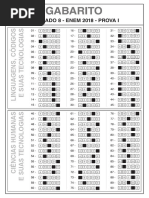 Simulado Bernoulli Enem 2018 WR Gabarito e Questões Comentadas Prova I