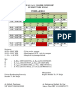 Jadwal Jaga Ruangan Dokter Internsip