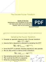 The Discrete Fourier Transform: Quote of The Day