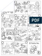 El Pato Feo Dibujos para Secuencia