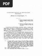 Amaro Quintas. Sentido Social da Revolução Praieira