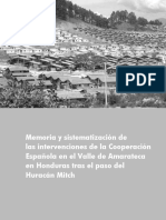 Memoria Valle de Amarateca PDF