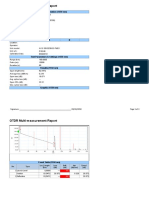OTDR Multi-Measurement Report: Identification Information (1550 NM)